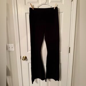 Aerie Offline High Wasted Black Flared Leggings
